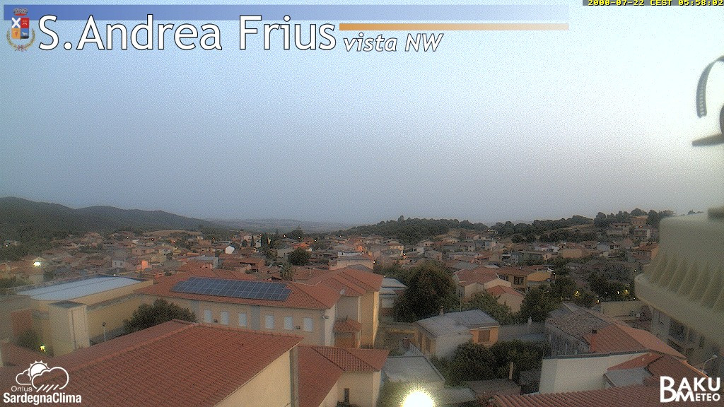time-lapse frame, Sant'Andrea Frius webcam