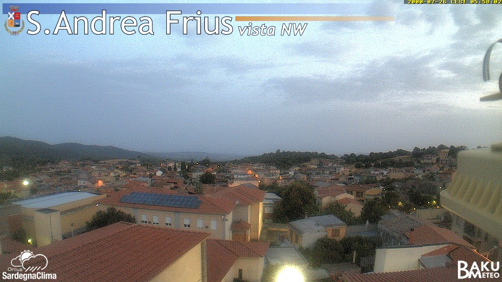 time-lapse frame, Sant'Andrea Frius webcam