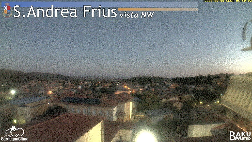 time-lapse frame, Sant'Andrea Frius webcam