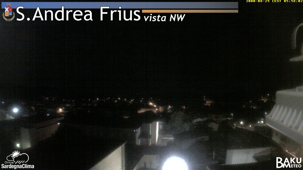 time-lapse frame, Sant'Andrea Frius webcam