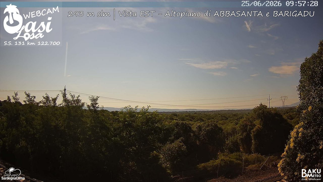 time-lapse frame, Abbasanta webcam