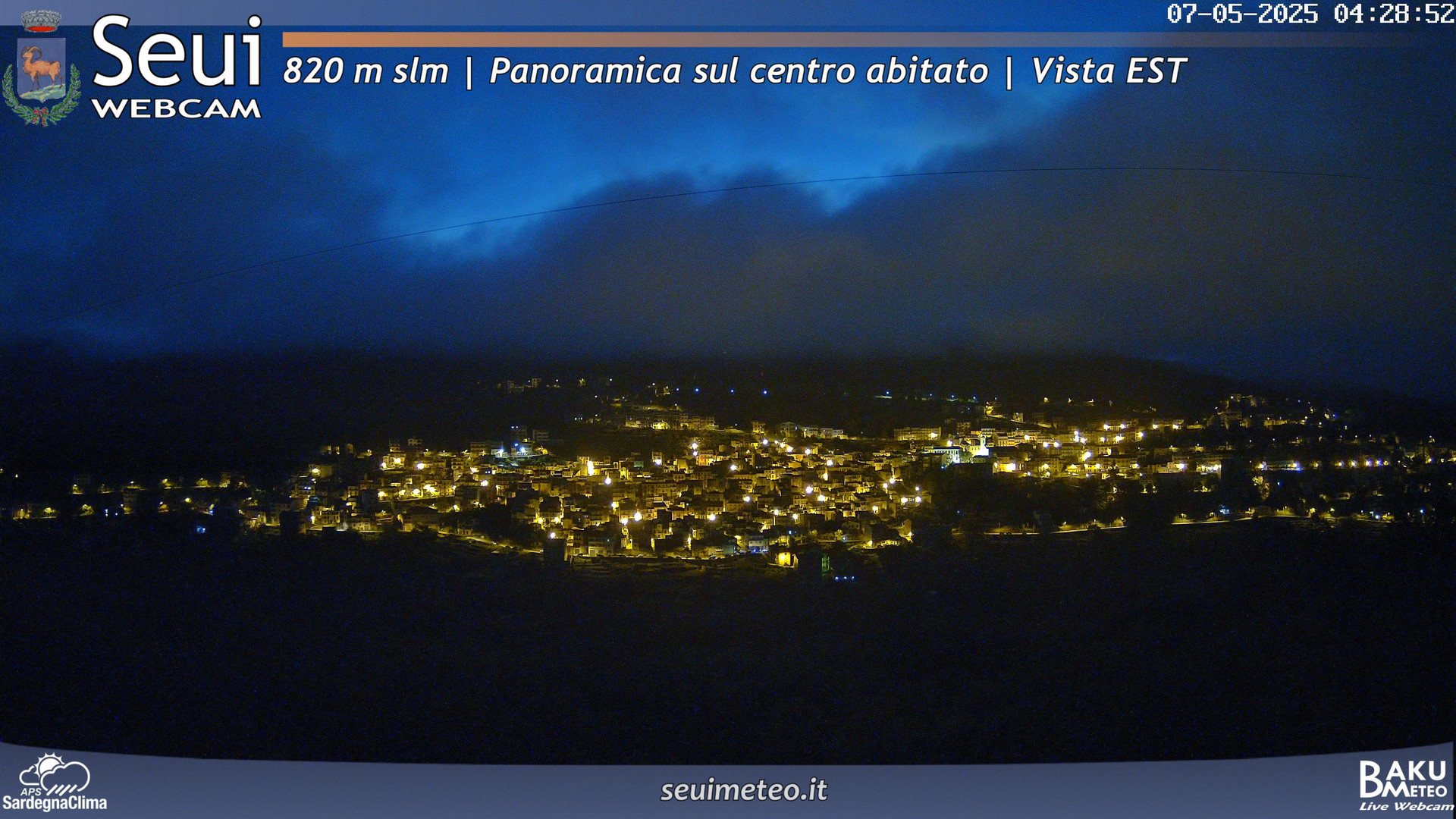 time-lapse frame, Seui Cuccaioni webcam