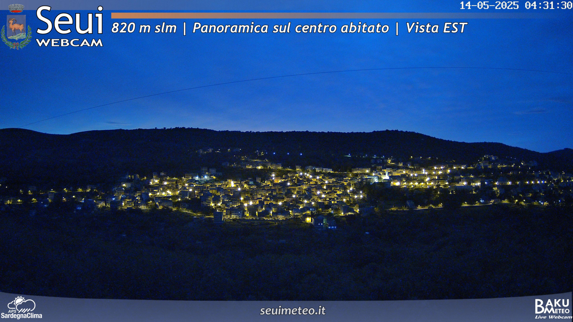 time-lapse frame, Seui Cuccaioni webcam