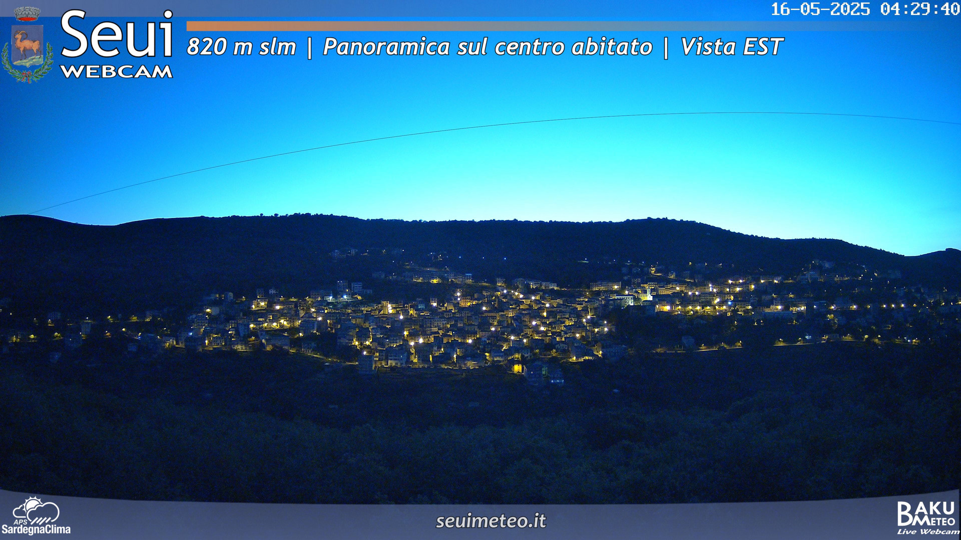 time-lapse frame, Seui Cuccaioni webcam