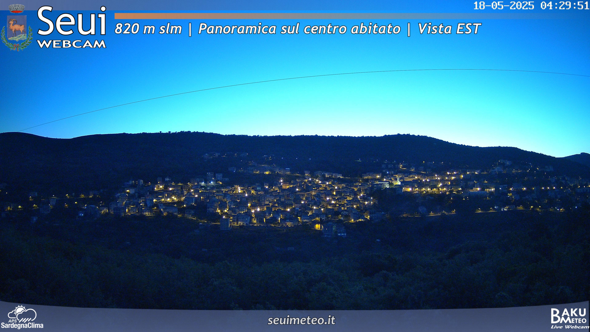 time-lapse frame, Seui Cuccaioni webcam