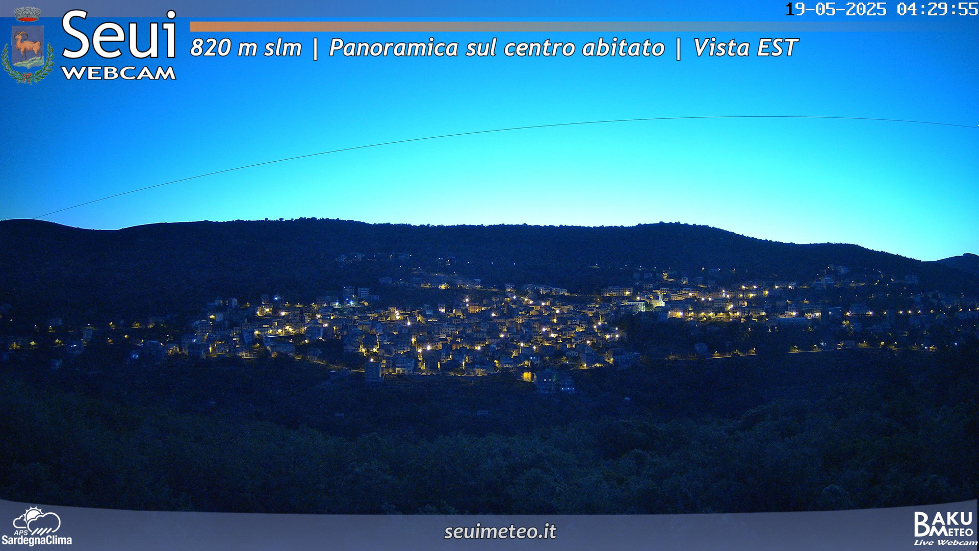 time-lapse frame, Seui Cuccaioni webcam