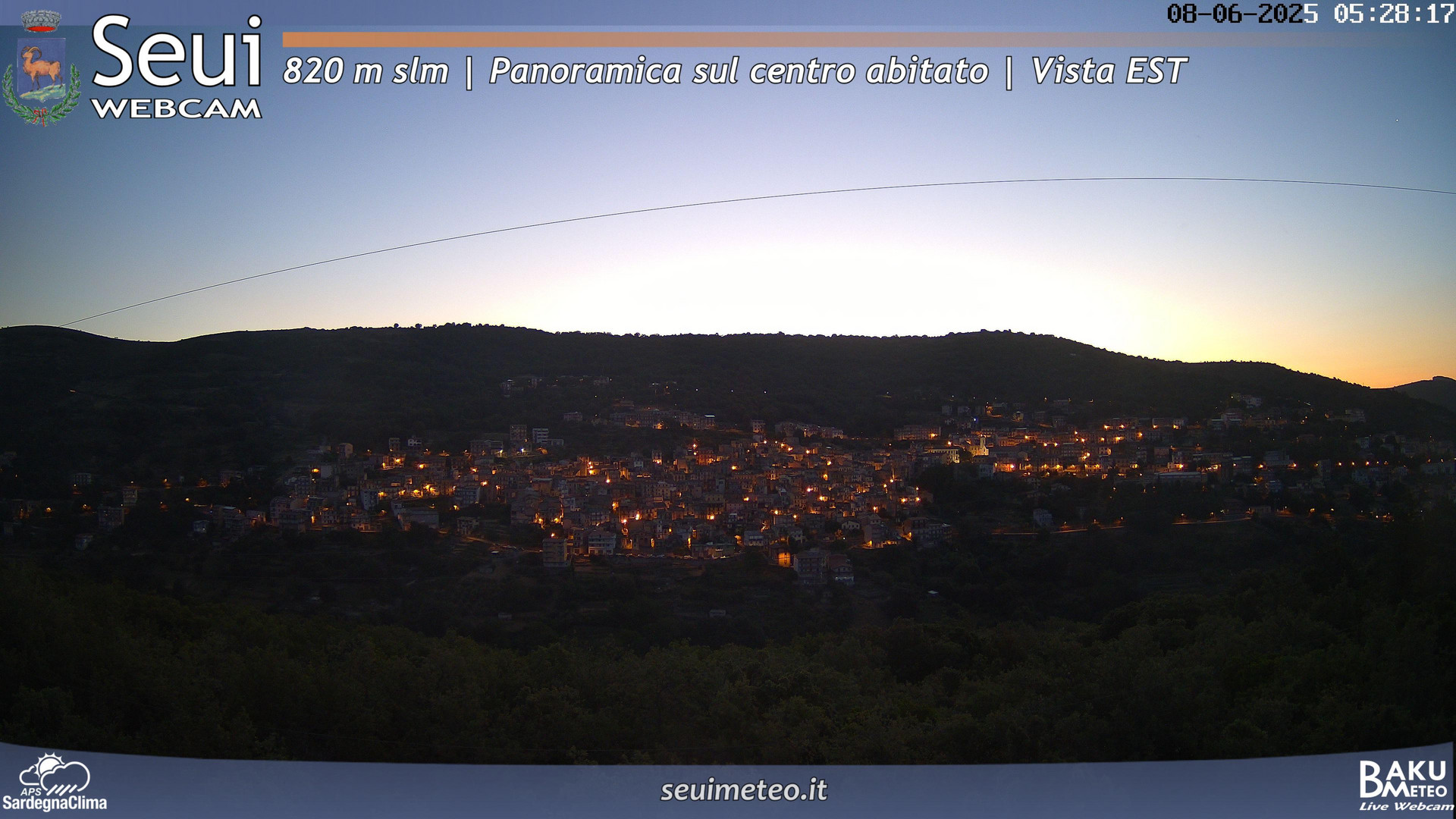 time-lapse frame, Seui Cuccaioni webcam