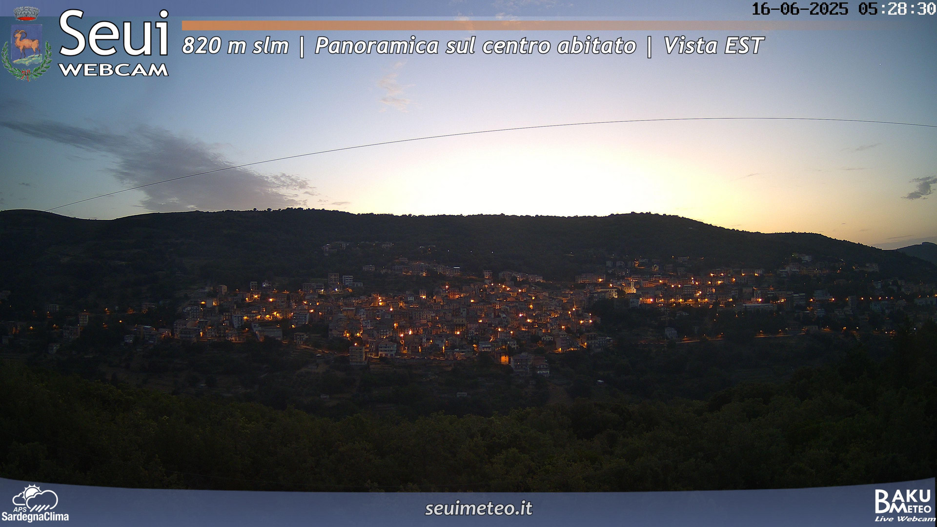 time-lapse frame, Seui Cuccaioni webcam