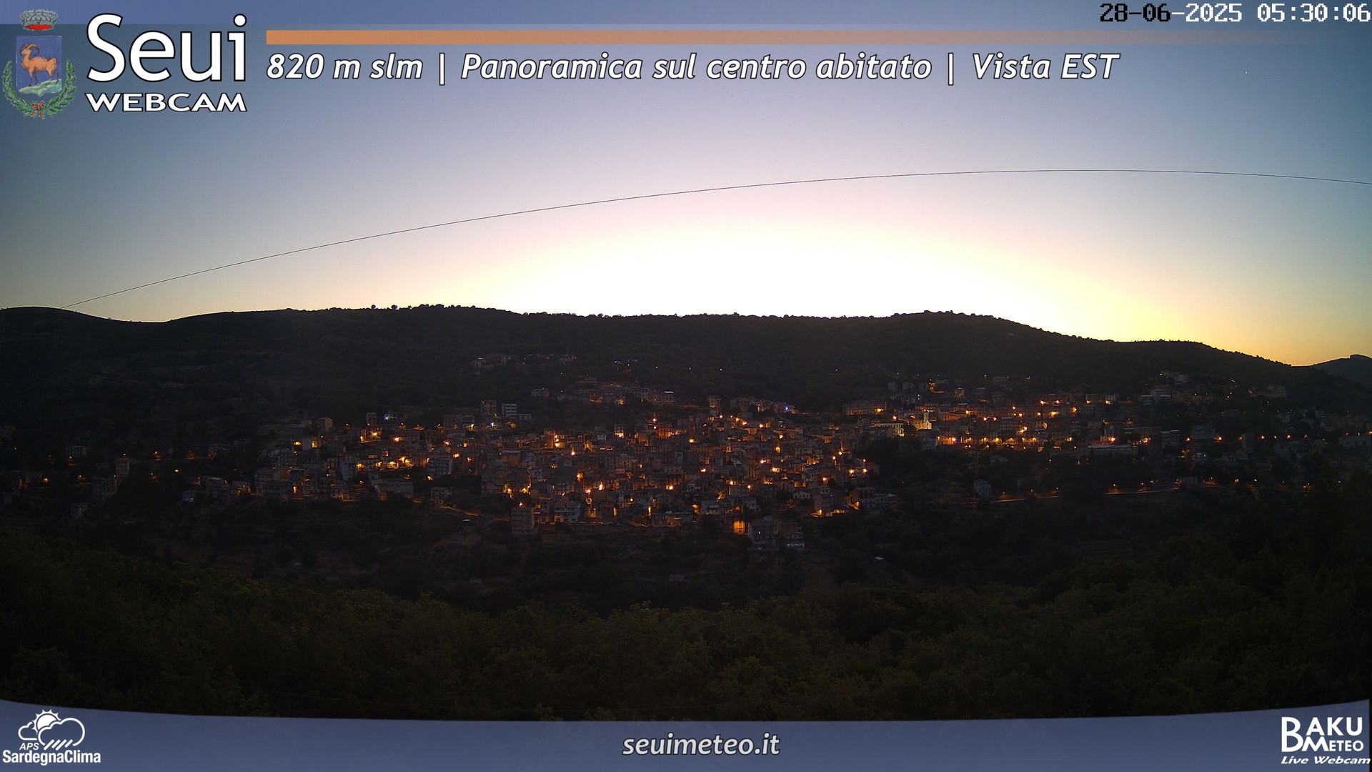 time-lapse frame, Seui Cuccaioni webcam