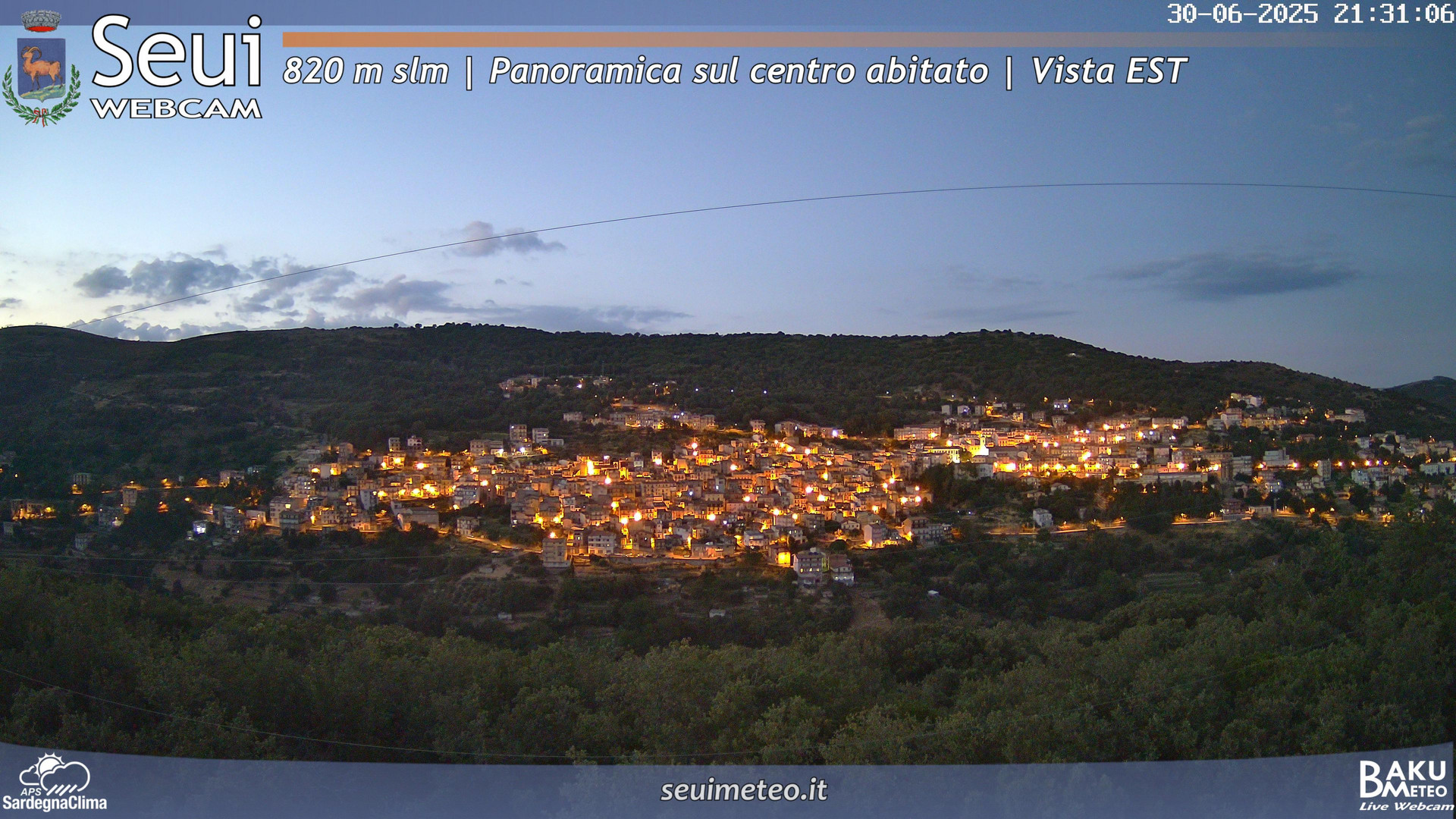 time-lapse frame, Seui Cuccaioni webcam