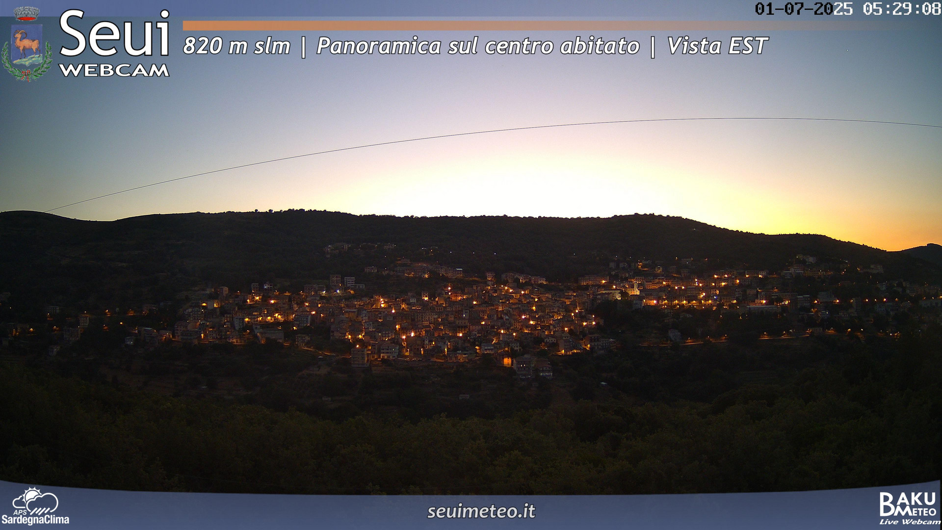 time-lapse frame, Seui Cuccaioni webcam