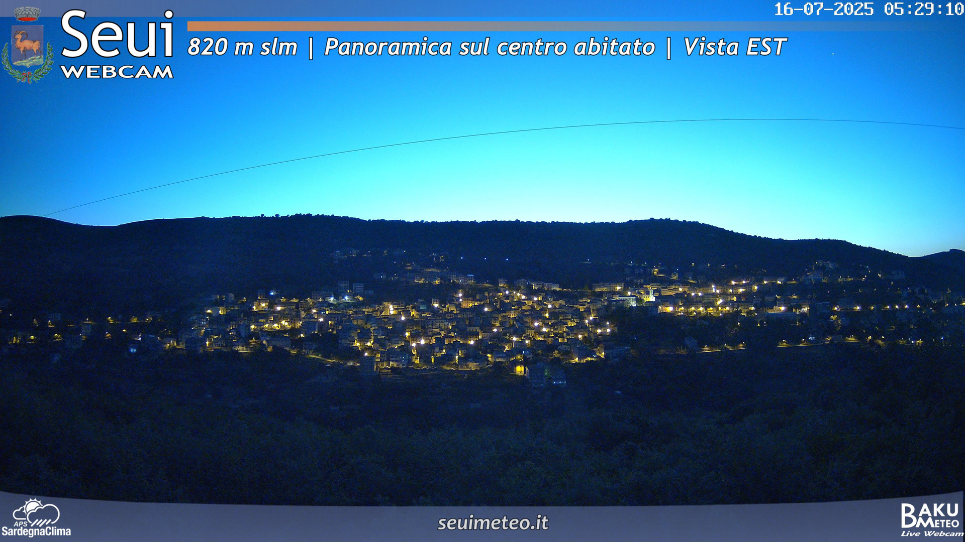 time-lapse frame, Seui Cuccaioni webcam