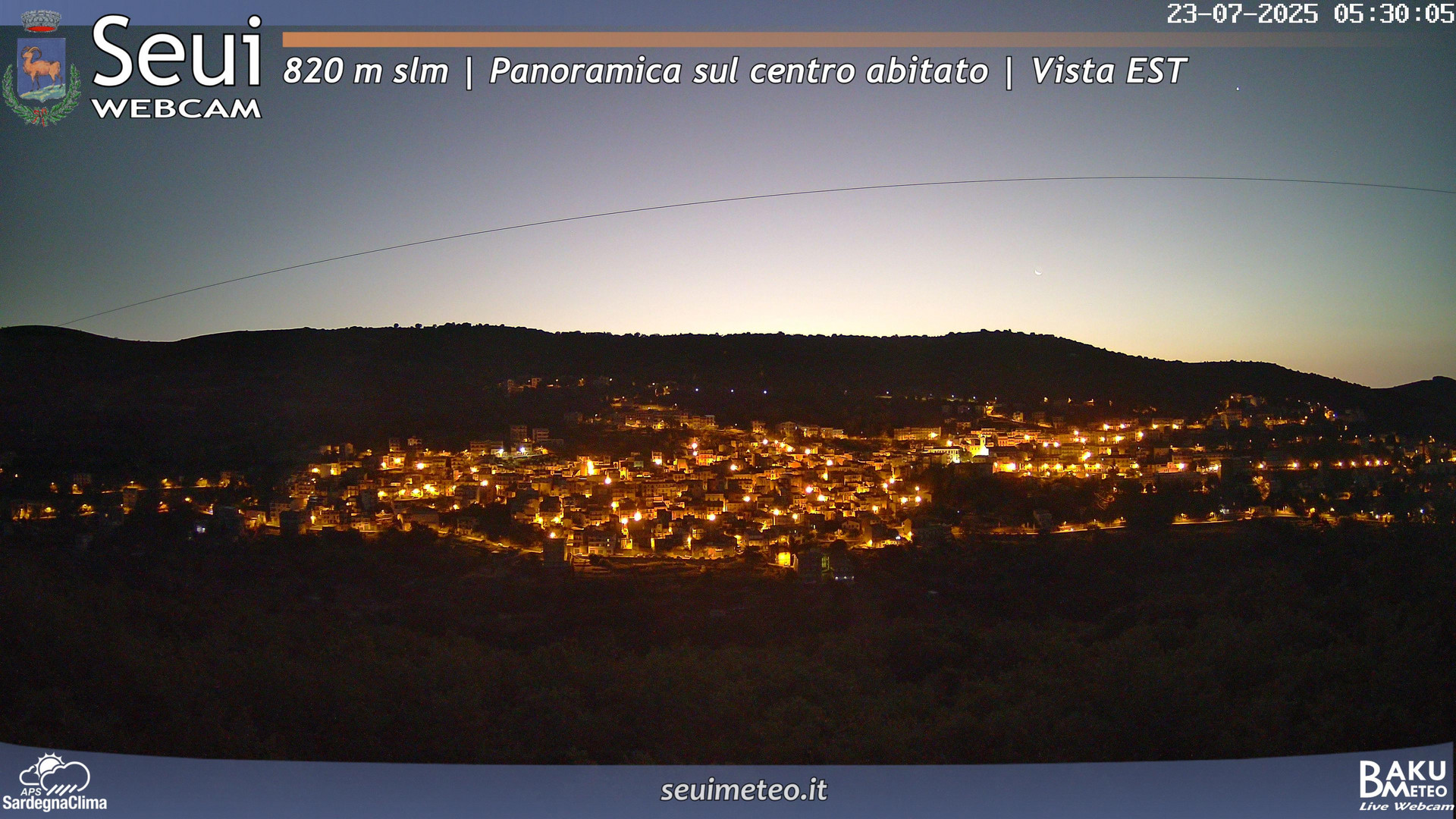time-lapse frame, Seui Cuccaioni webcam