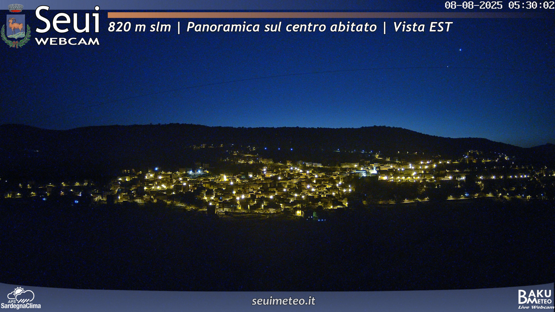 time-lapse frame, Seui Cuccaioni webcam