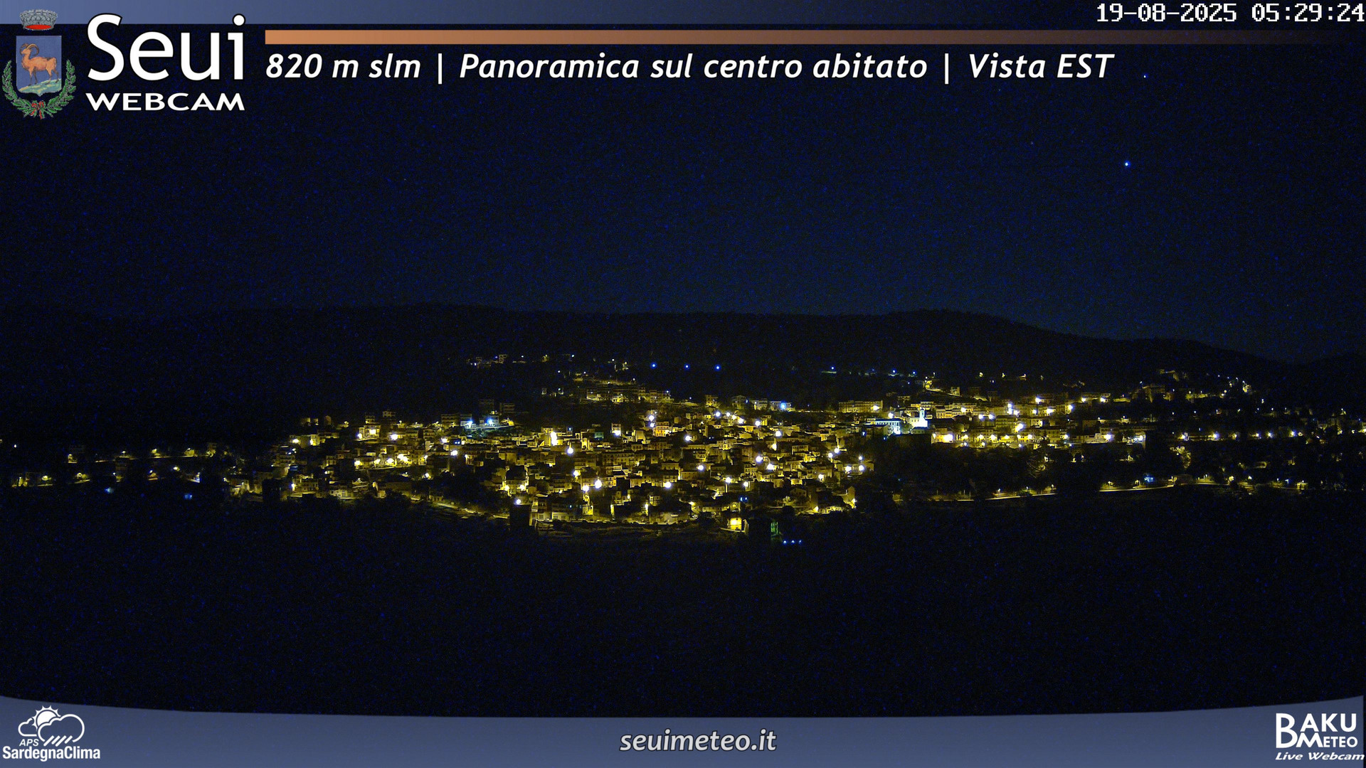 time-lapse frame, Seui Cuccaioni webcam