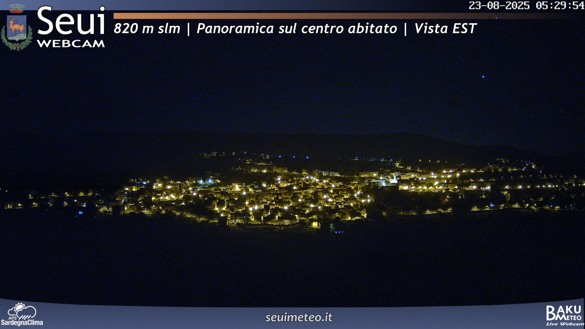time-lapse frame, Seui Cuccaioni webcam