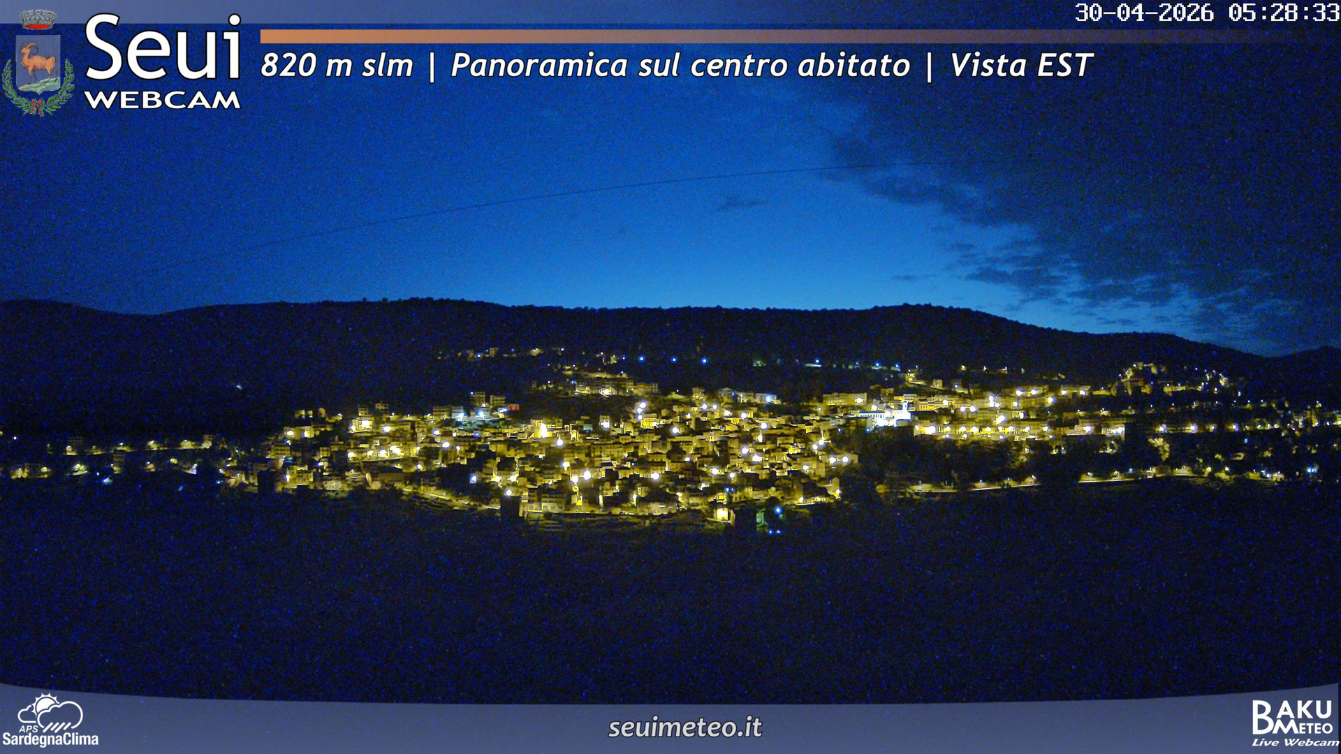 time-lapse frame, Seui Cuccaioni webcam