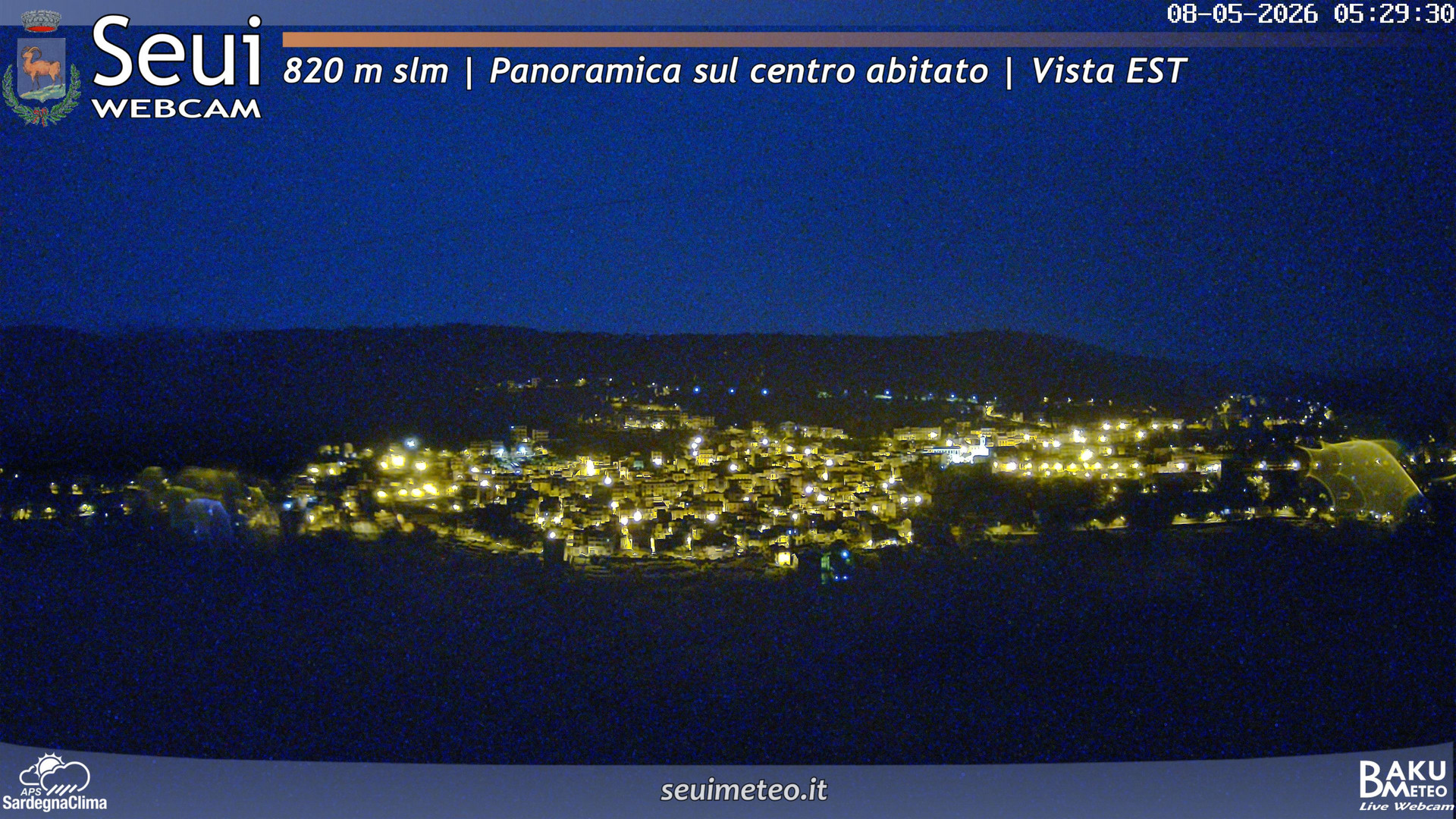 time-lapse frame, Seui Cuccaioni webcam