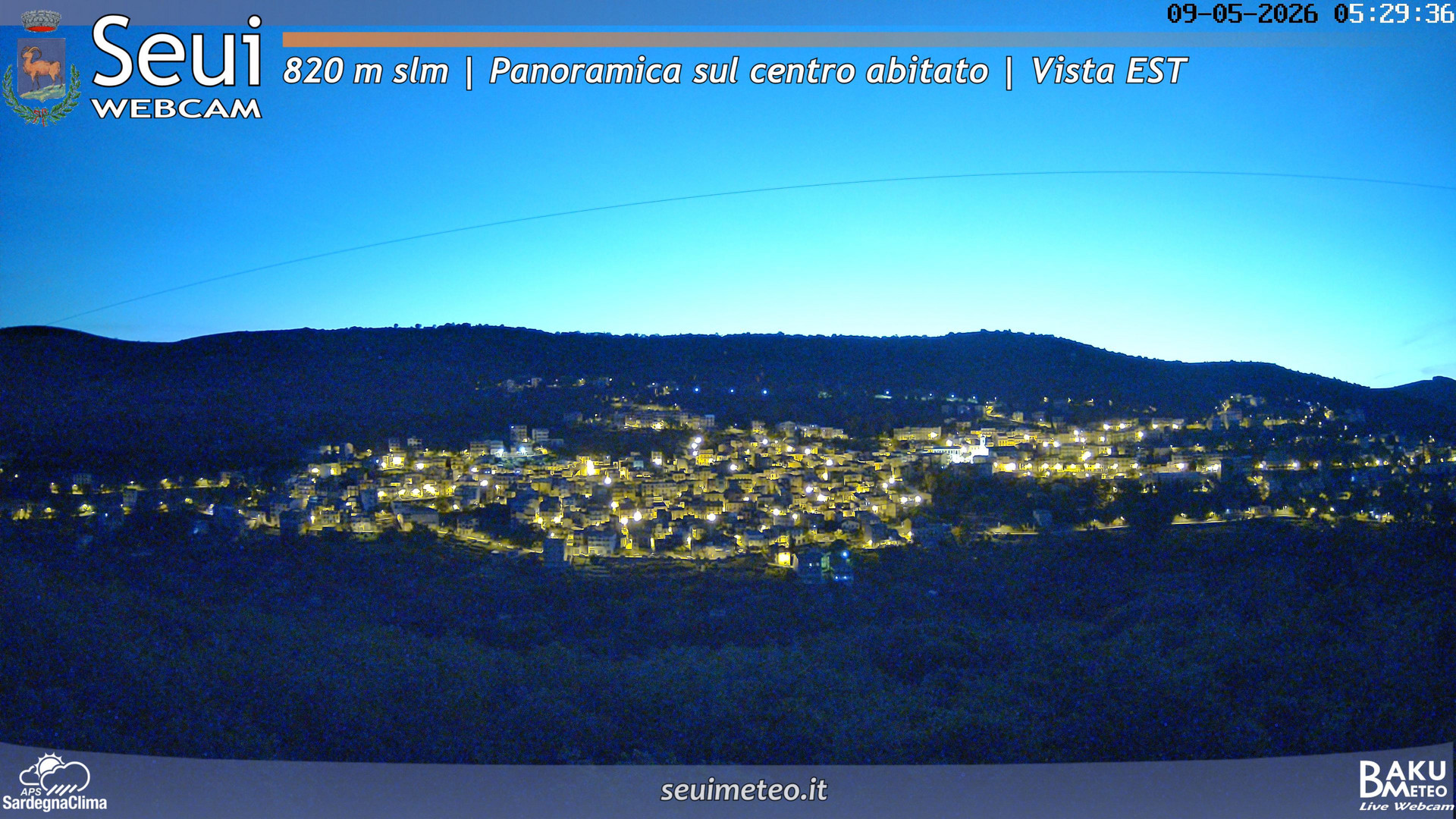 time-lapse frame, Seui Cuccaioni webcam