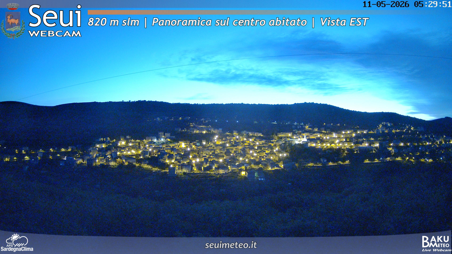 time-lapse frame, Seui Cuccaioni webcam