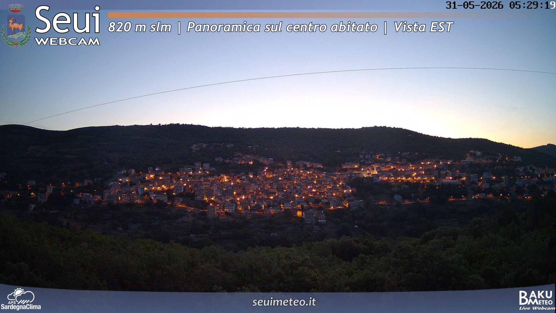 time-lapse frame, Seui Cuccaioni webcam