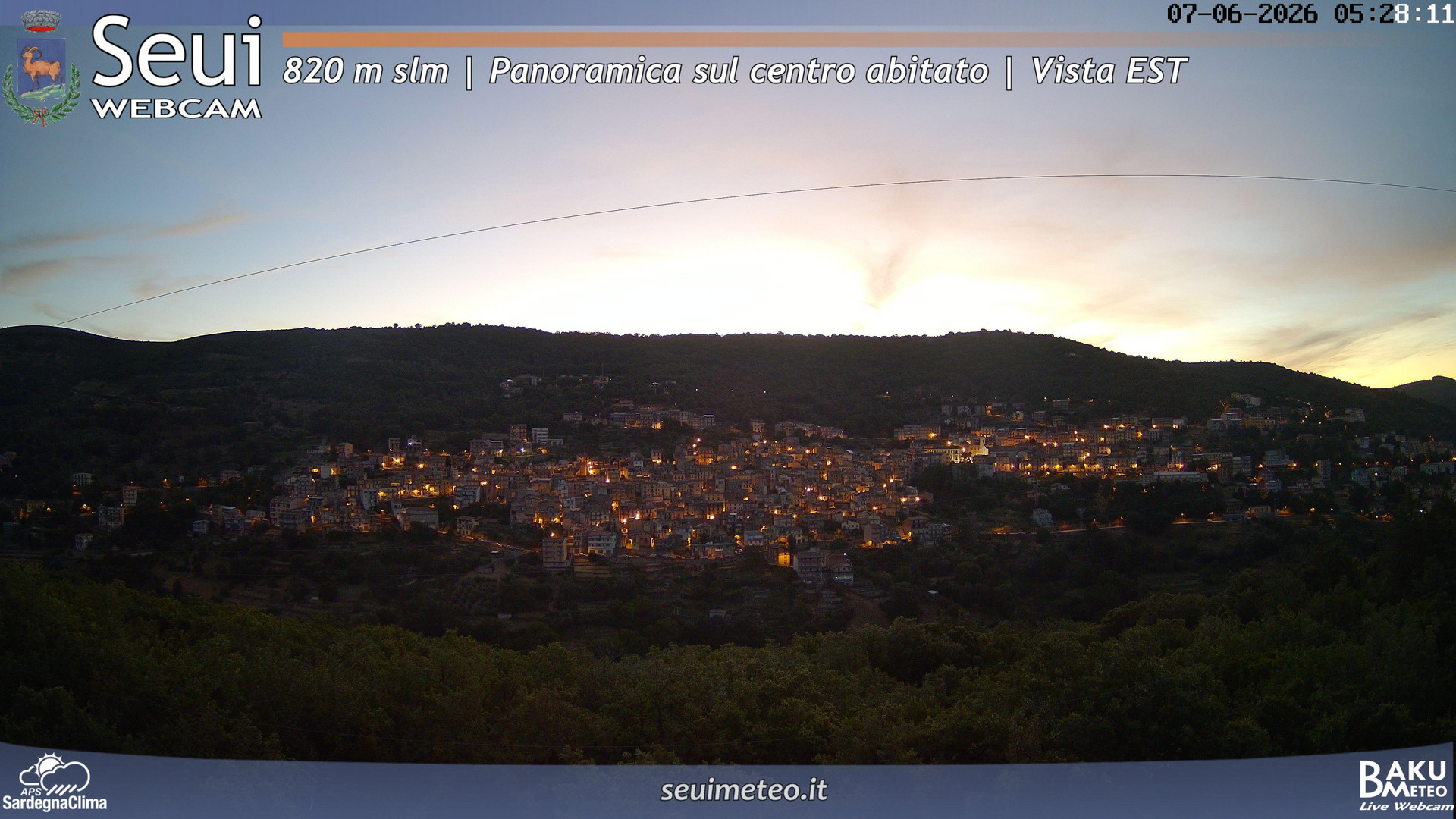 time-lapse frame, Seui Cuccaioni webcam