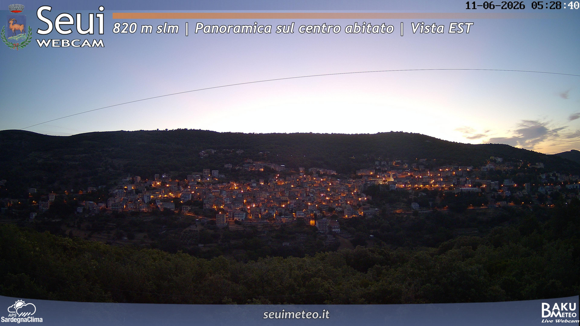 time-lapse frame, Seui Cuccaioni webcam
