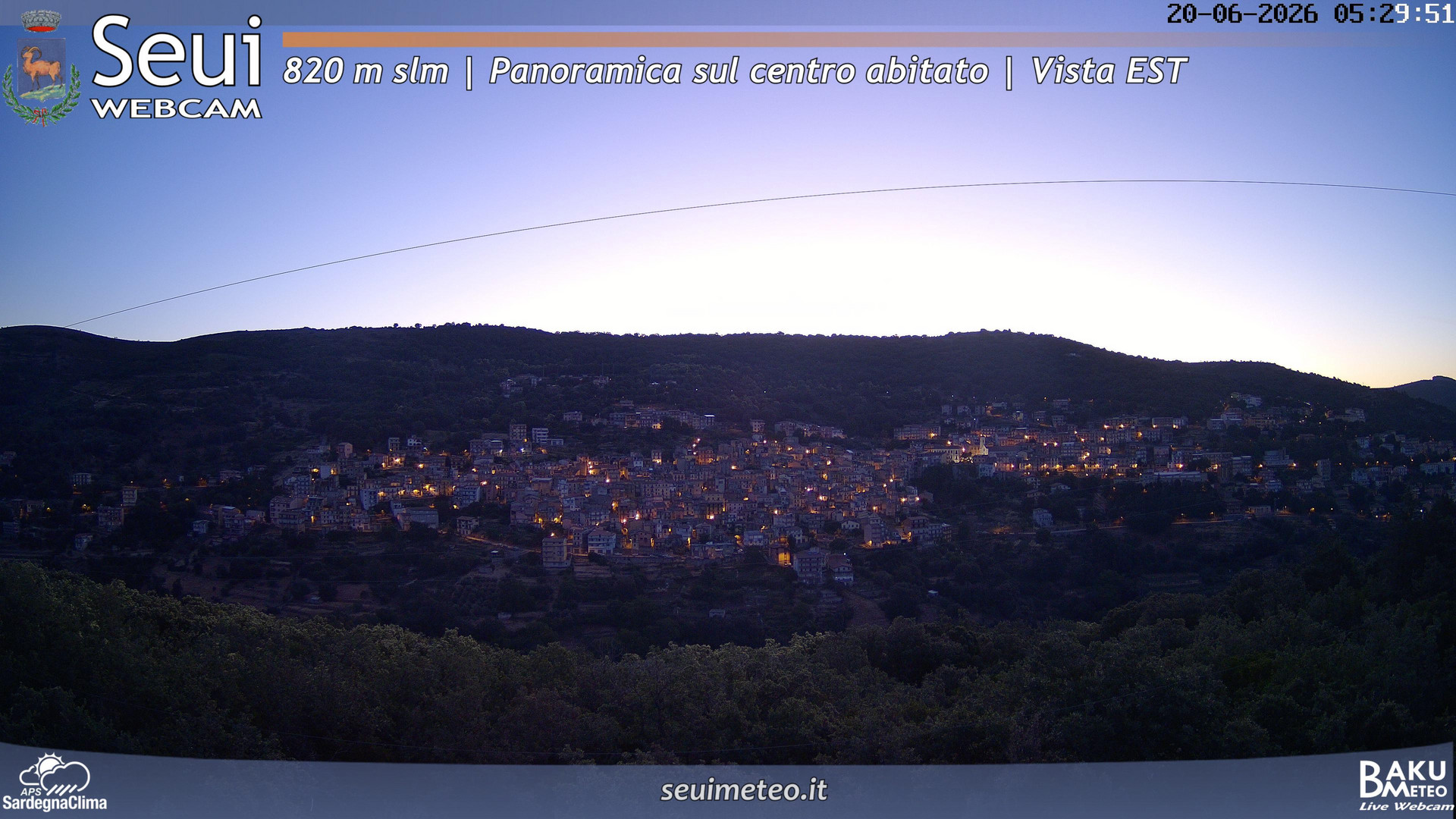 time-lapse frame, Seui Cuccaioni webcam