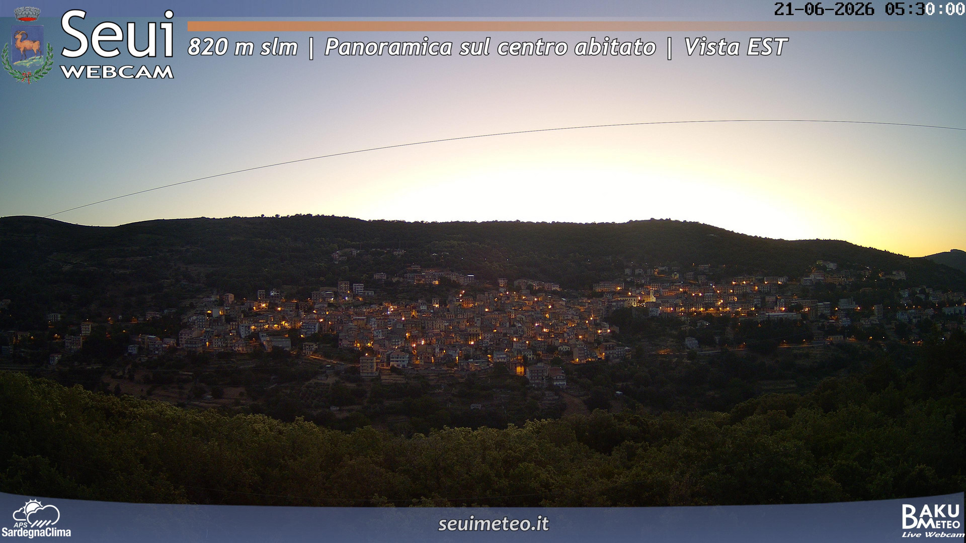 time-lapse frame, Seui Cuccaioni webcam