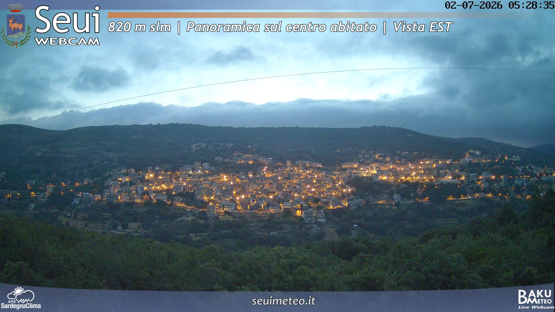 time-lapse frame, Seui Cuccaioni webcam