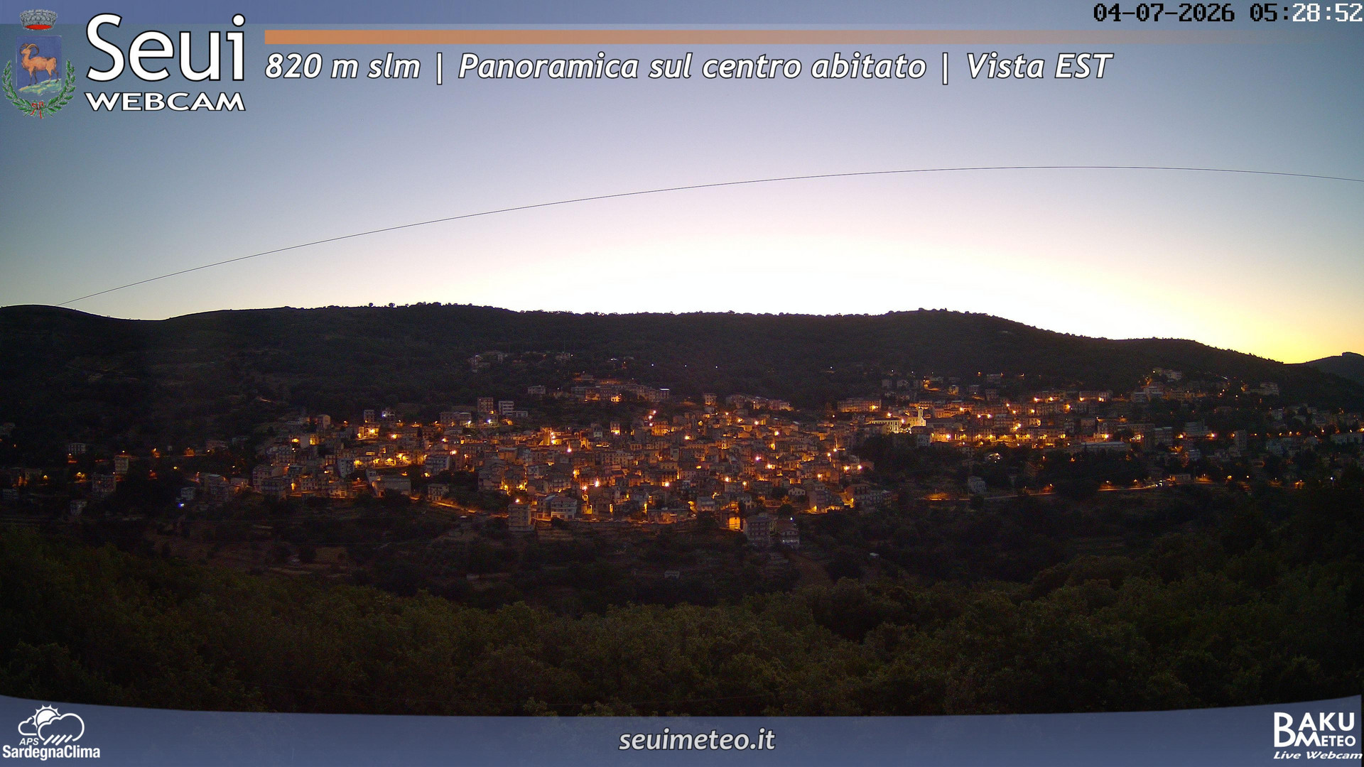 time-lapse frame, Seui Cuccaioni webcam