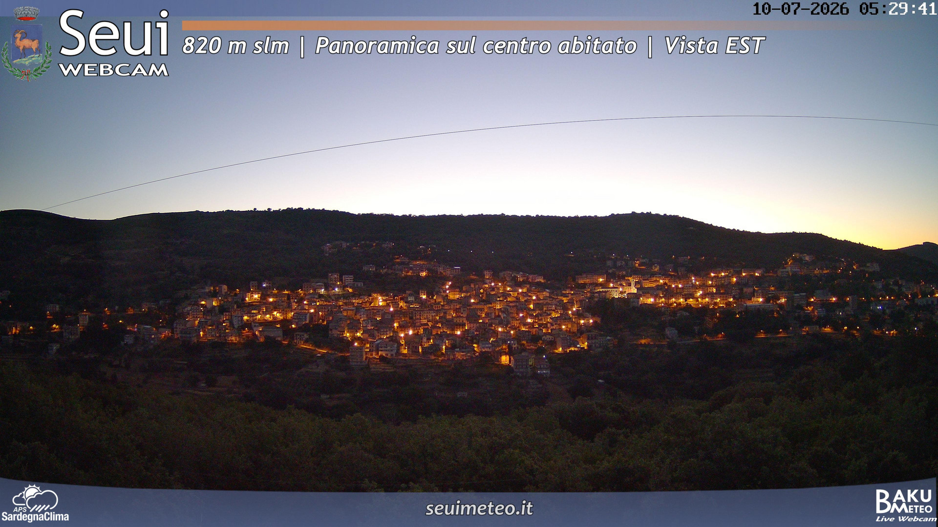 time-lapse frame, Seui Cuccaioni webcam