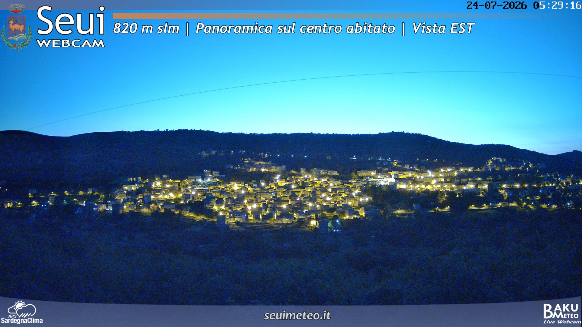 time-lapse frame, Seui Cuccaioni webcam
