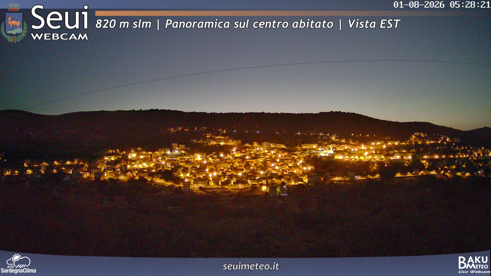 time-lapse frame, Seui Cuccaioni webcam