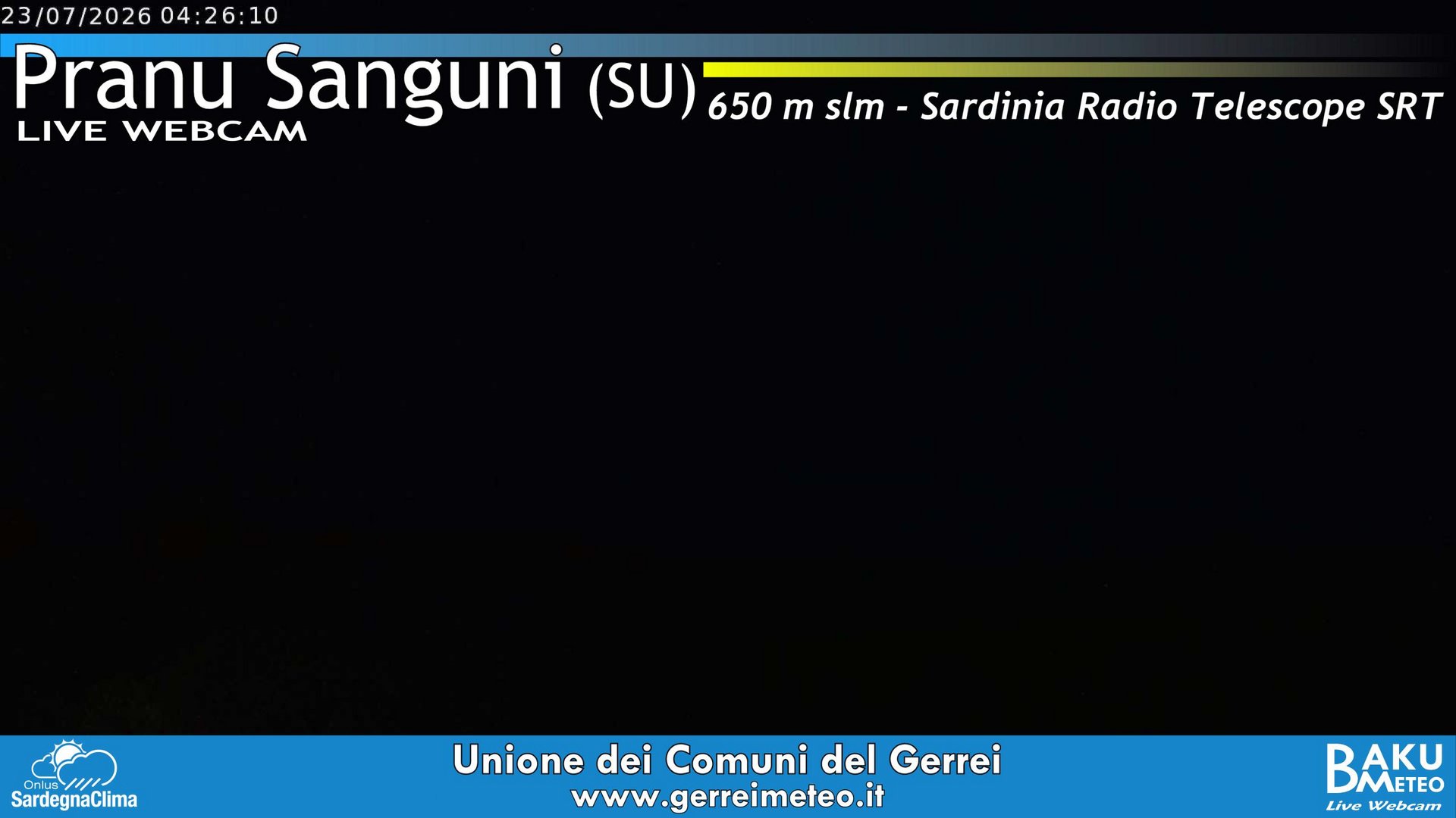 time-lapse frame, Pranu Sanguni SRT webcam