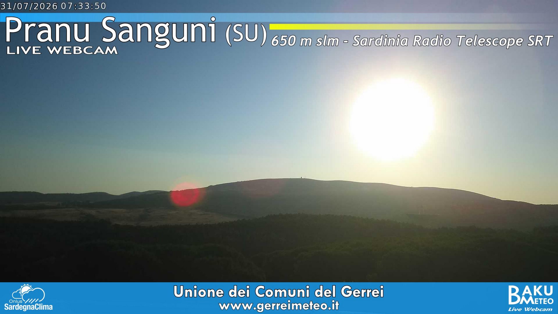 time-lapse frame, Pranu Sanguni SRT webcam