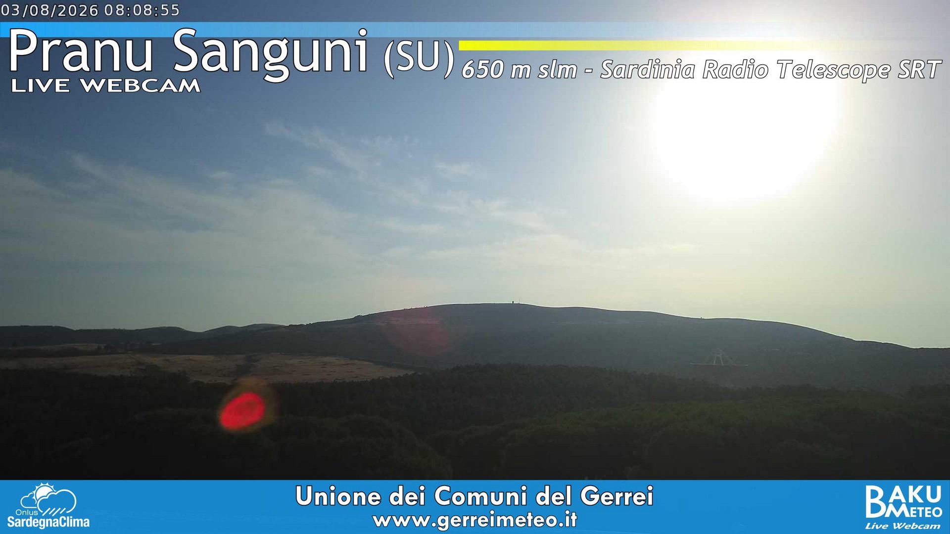 time-lapse frame, Pranu Sanguni SRT webcam