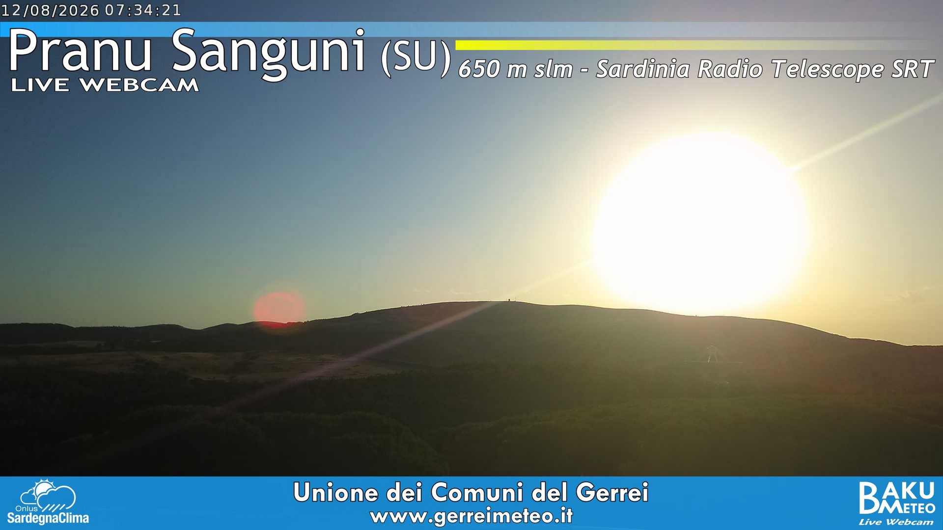 time-lapse frame, Pranu Sanguni SRT webcam