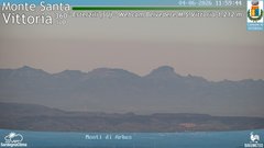 view from Monte Santa Vittoria Sud on 2026-04-06