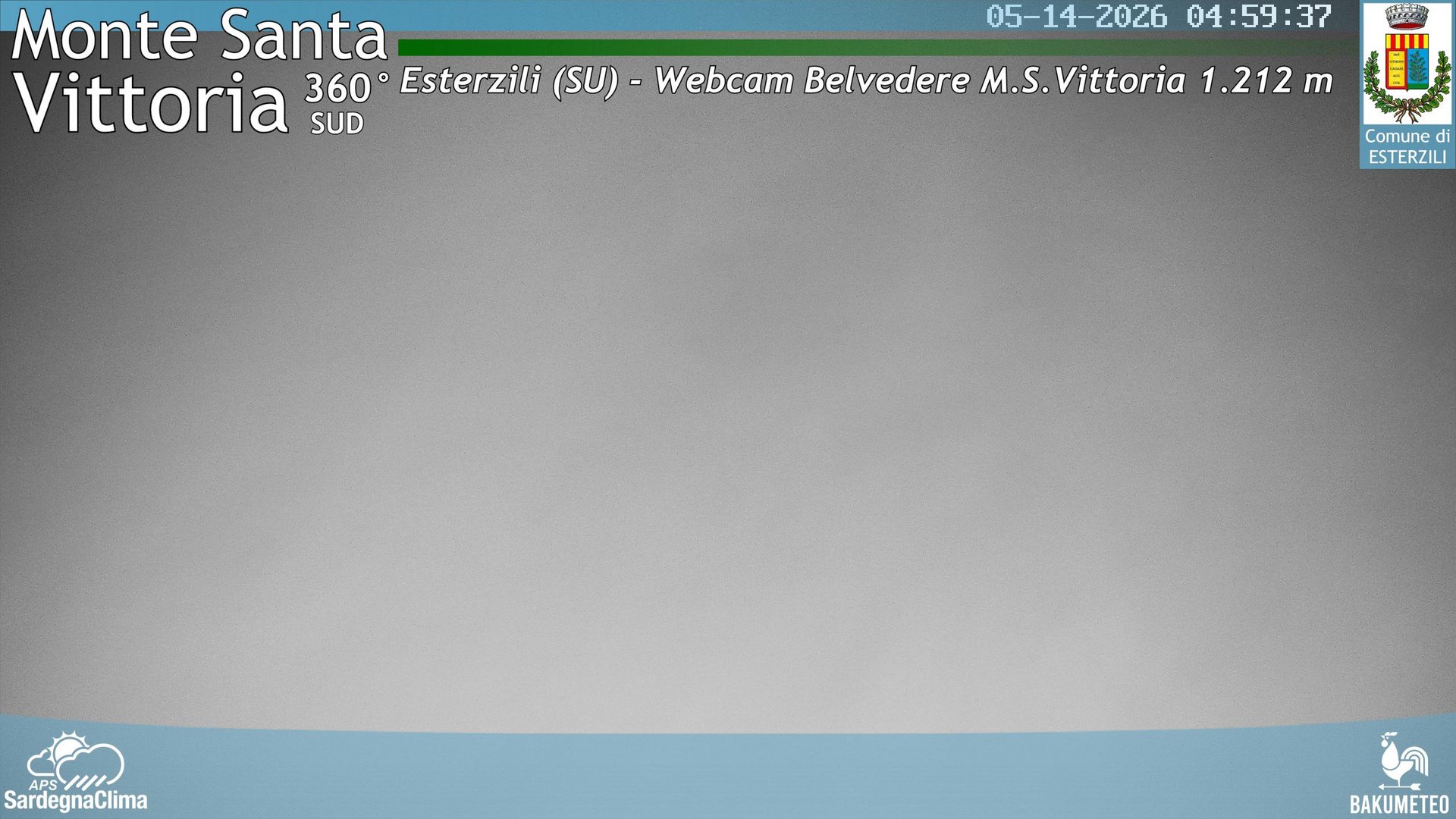 time-lapse frame, Monte Santa Vittoria Sud webcam