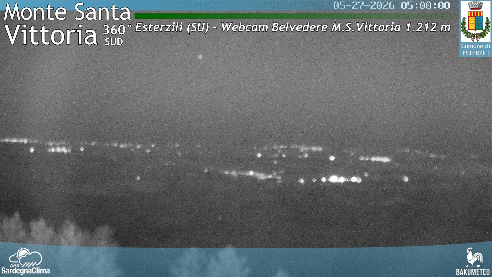 time-lapse frame, Monte Santa Vittoria Sud webcam