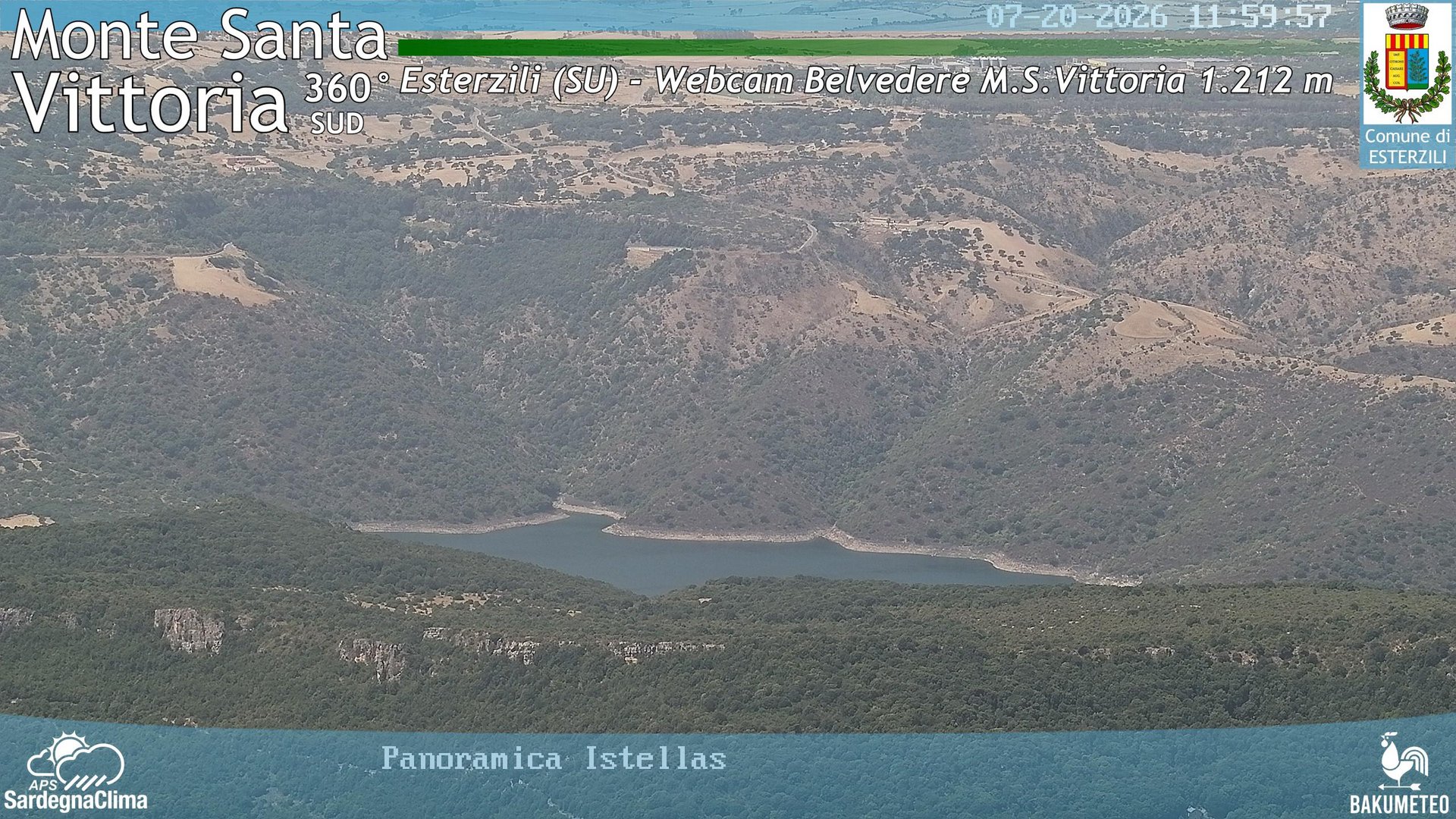 view from Monte Santa Vittoria Sud on 2026-07-20