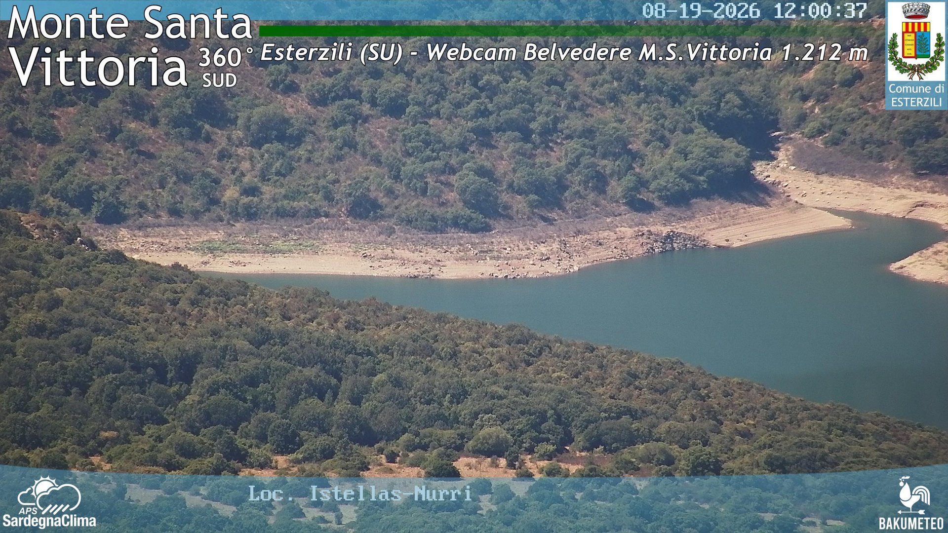 view from Monte Santa Vittoria Sud on 2026-08-19