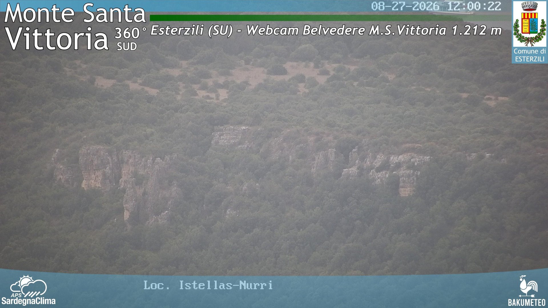 view from Monte Santa Vittoria Sud on 2026-08-27