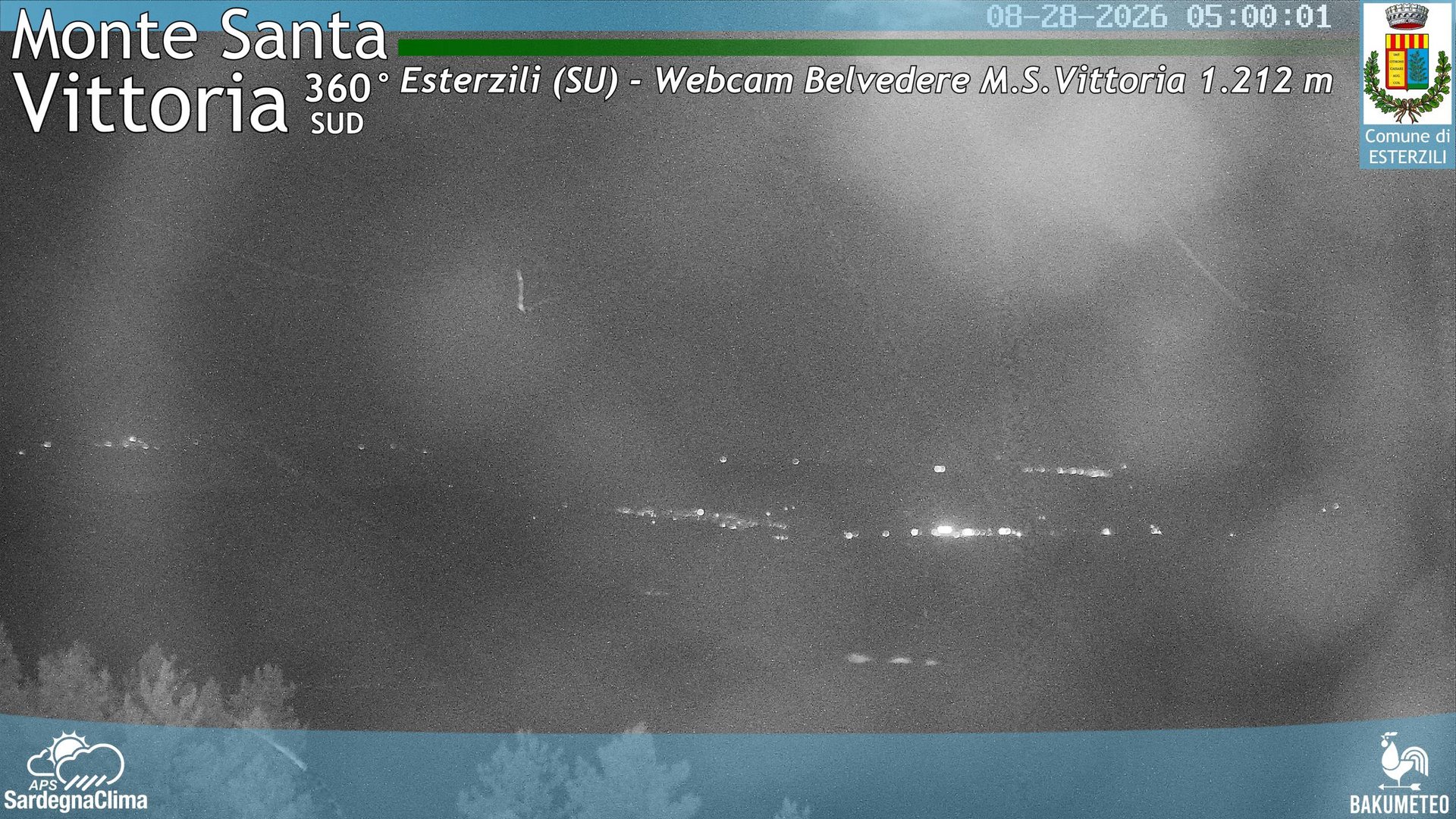 time-lapse frame, Monte Santa Vittoria Sud webcam