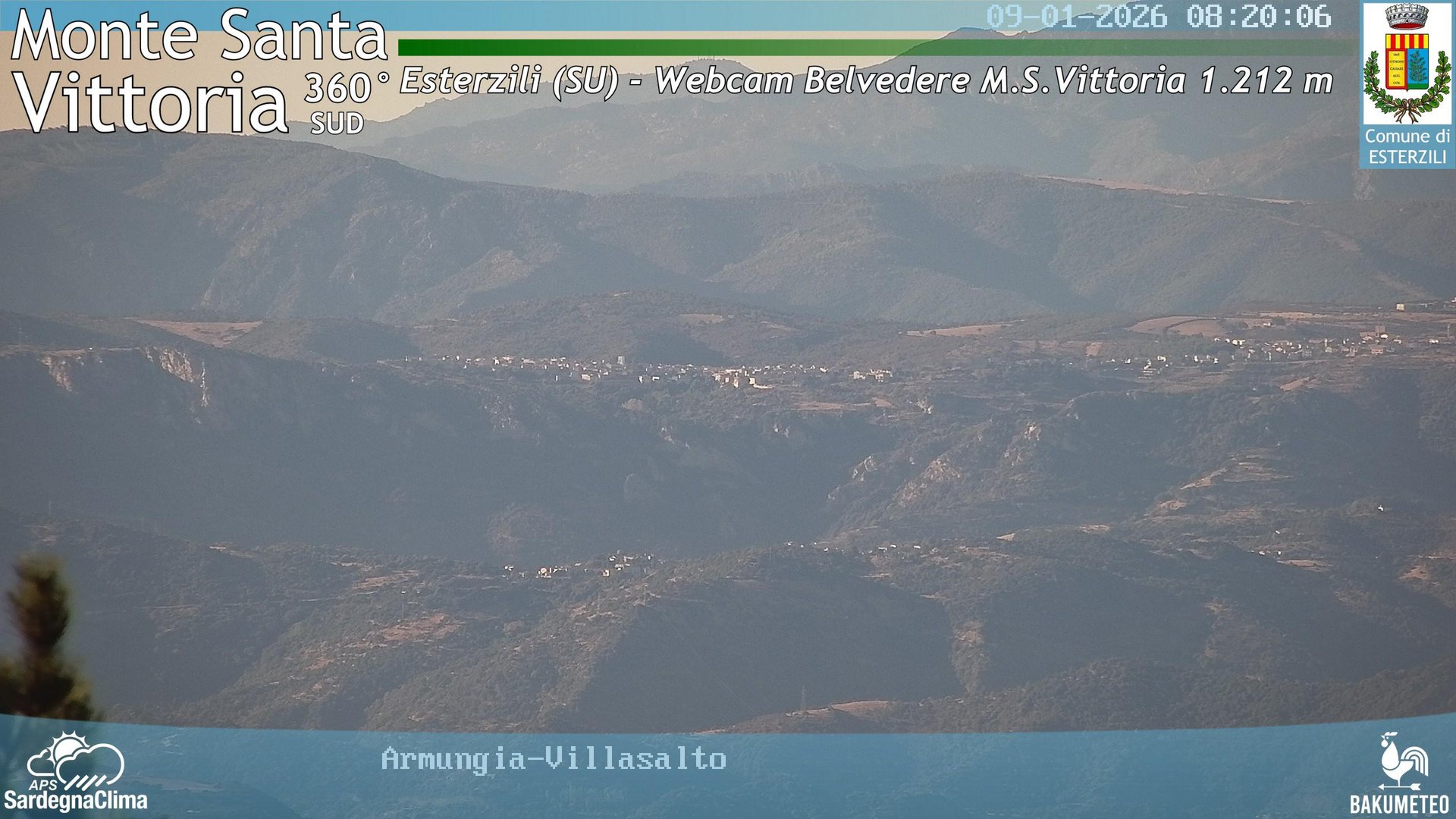 view from Monte Santa Vittoria Sud on 2026-09-01