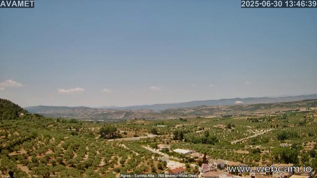 time-lapse frame, Torreta Alta webcam