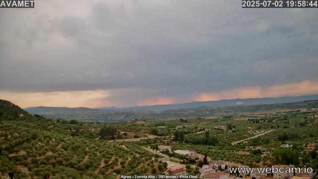 time-lapse frame, Torreta Alta webcam