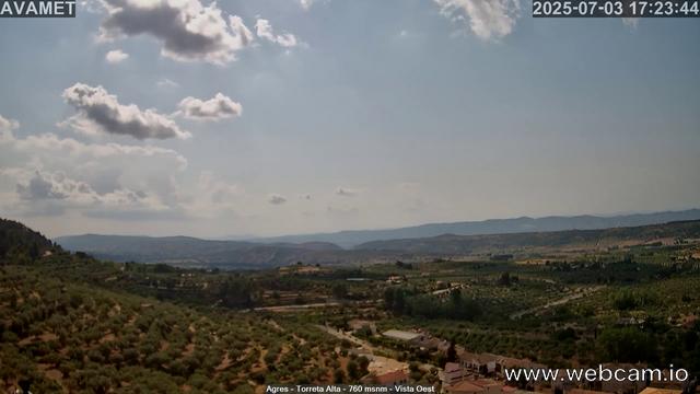 time-lapse frame, Torreta Alta webcam