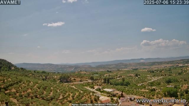 time-lapse frame, Torreta Alta webcam